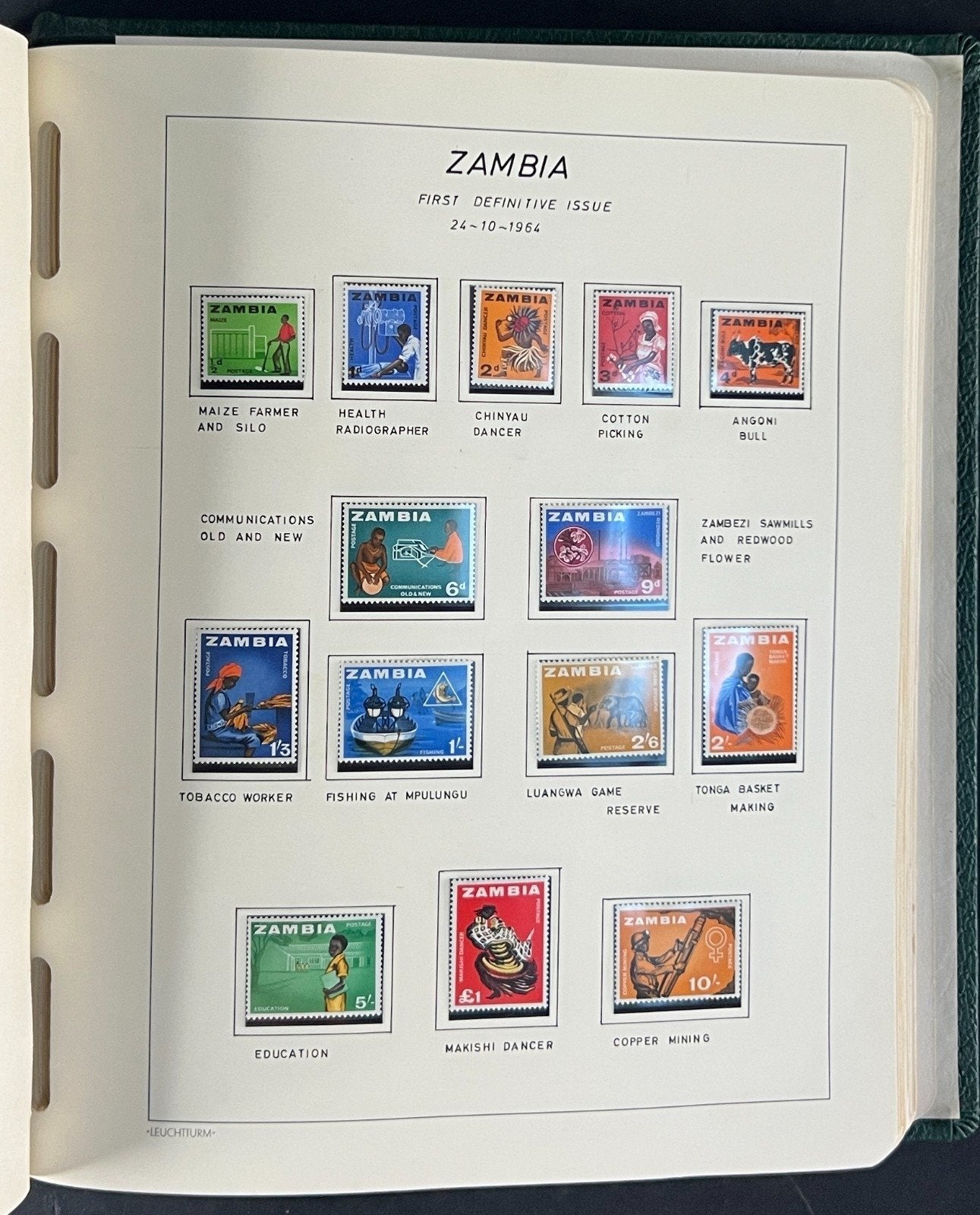 George VI British Commonwealth & Africa Stamp Collection Album Mint & Used ZAYIX