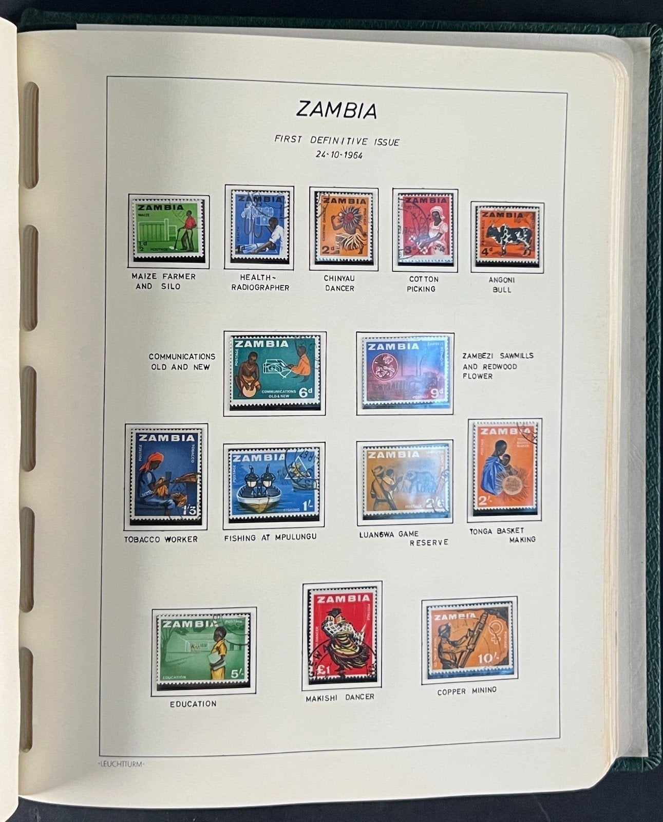 George VI British Commonwealth & Africa Stamp Collection Album Mint & Used ZAYIX