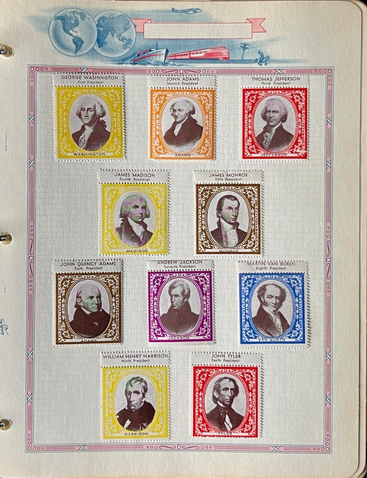 Prexies Overrun Countries Stamp Collection 2 Albums Plate Block & FDC Mint ZAYIX