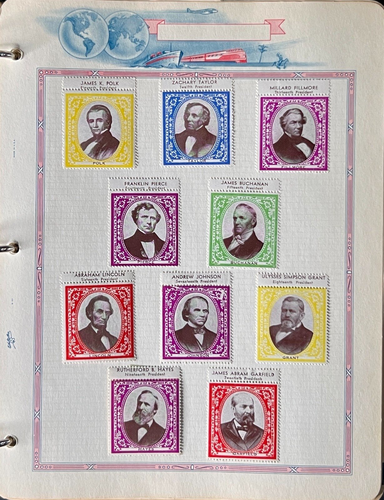 Prexies Overrun Countries Stamp Collection 2 Albums Plate Block & FDC Mint ZAYIX