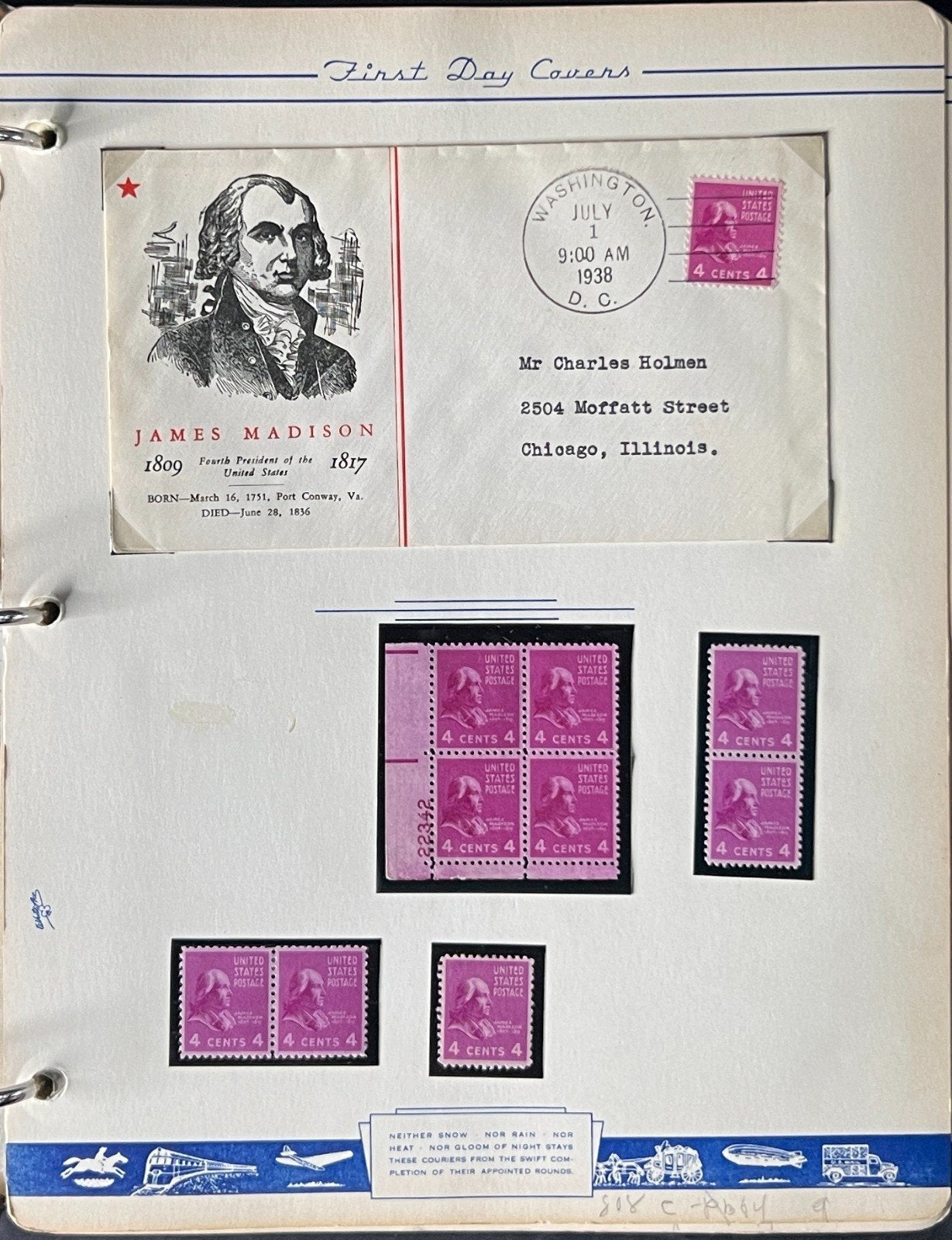 Prexies Overrun Countries Stamp Collection 2 Albums Plate Block & FDC Mint ZAYIX