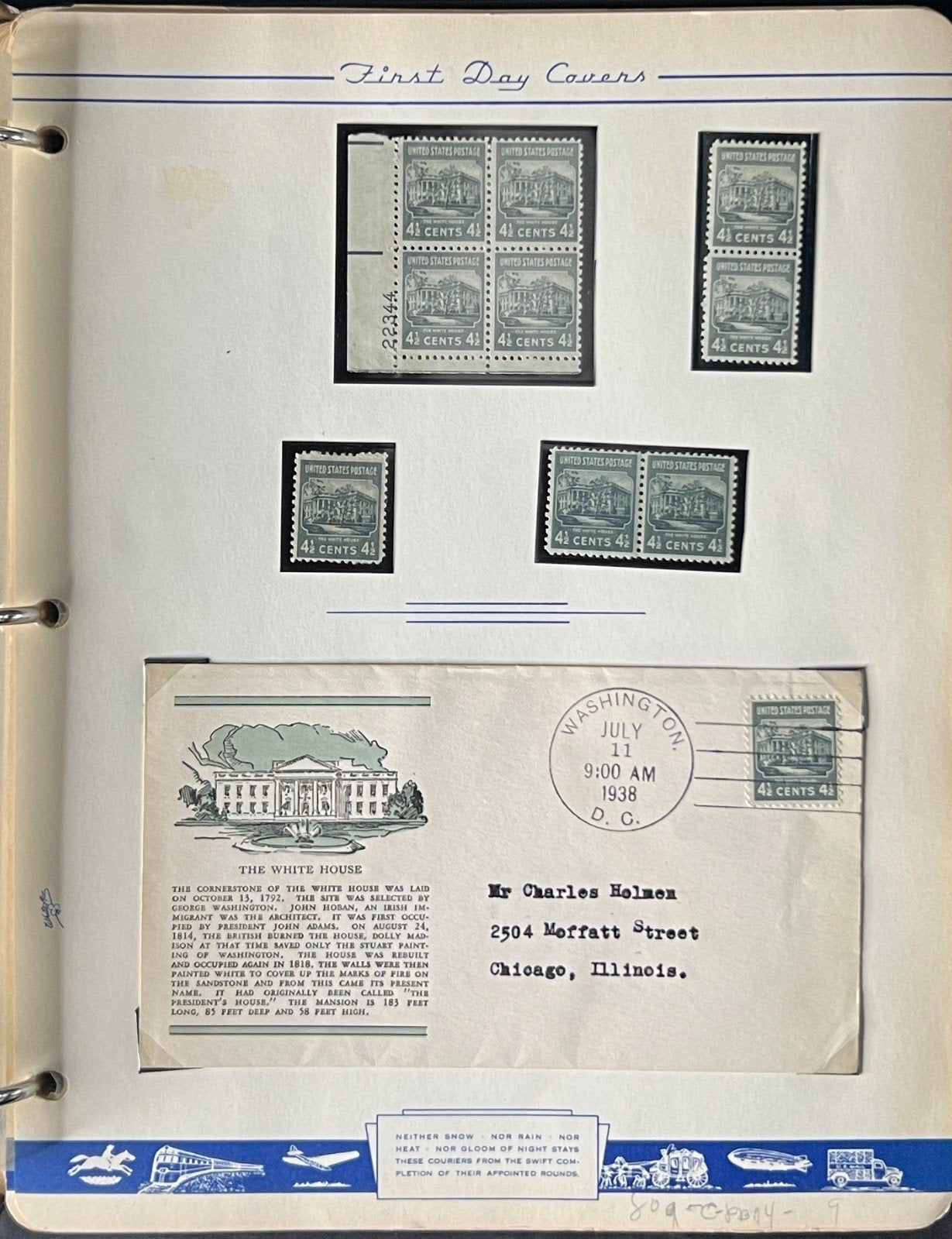 Prexies Overrun Countries Stamp Collection 2 Albums Plate Block & FDC Mint ZAYIX