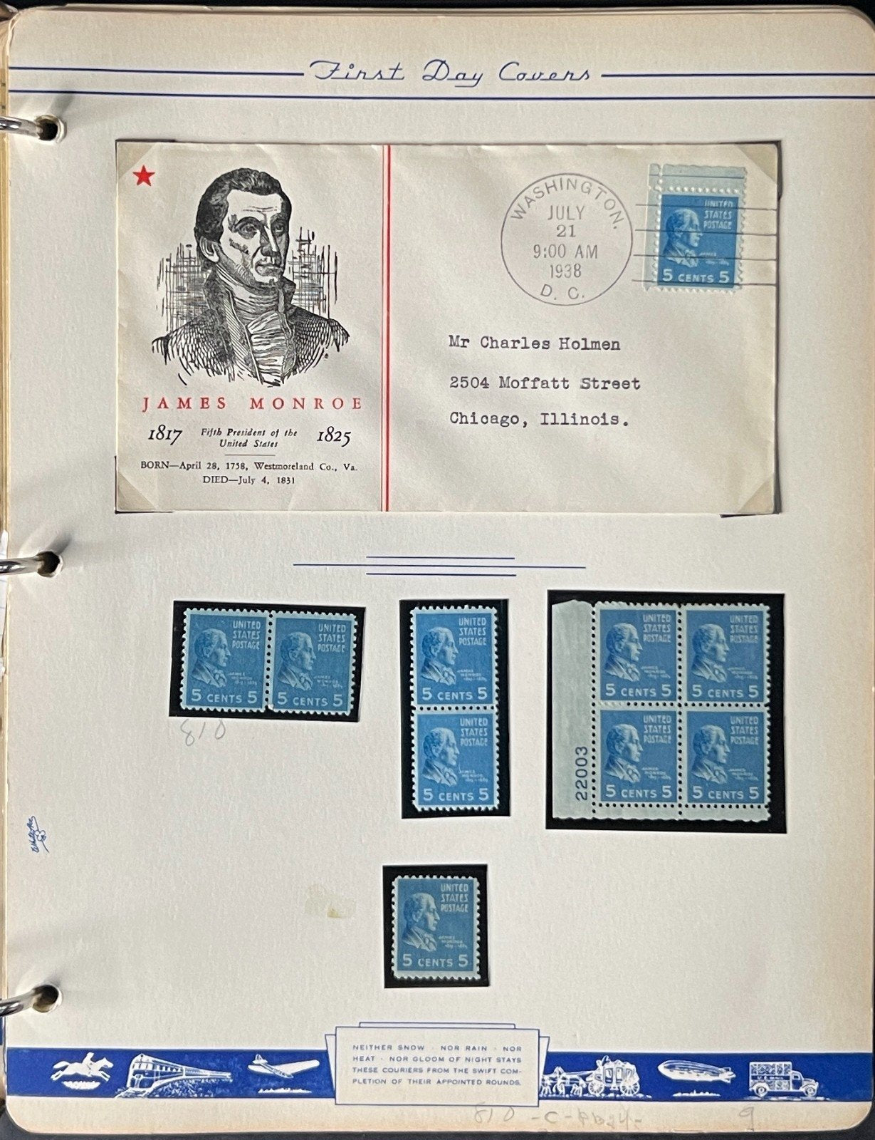 Prexies Overrun Countries Stamp Collection 2 Albums Plate Block & FDC Mint ZAYIX