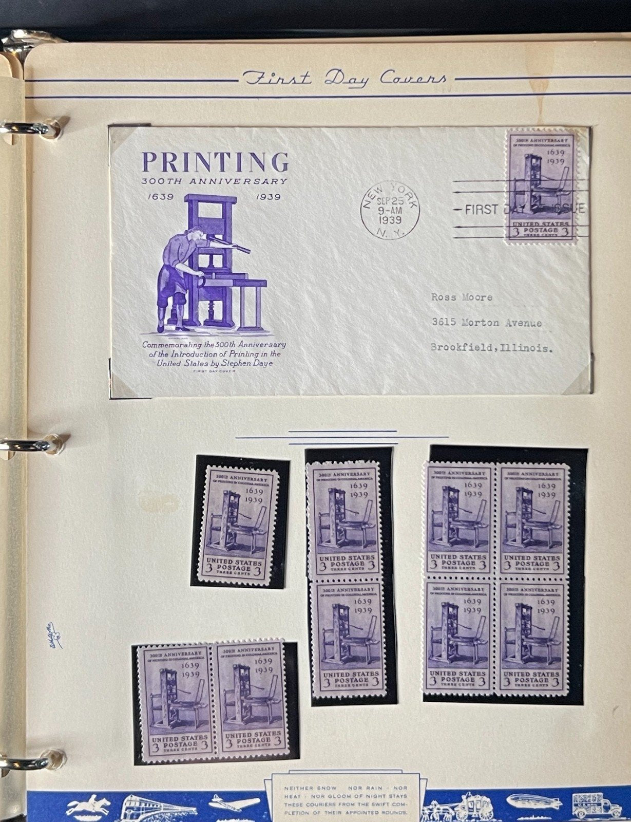 Prexies Overrun Countries Stamp Collection 2 Albums Plate Block & FDC Mint ZAYIX