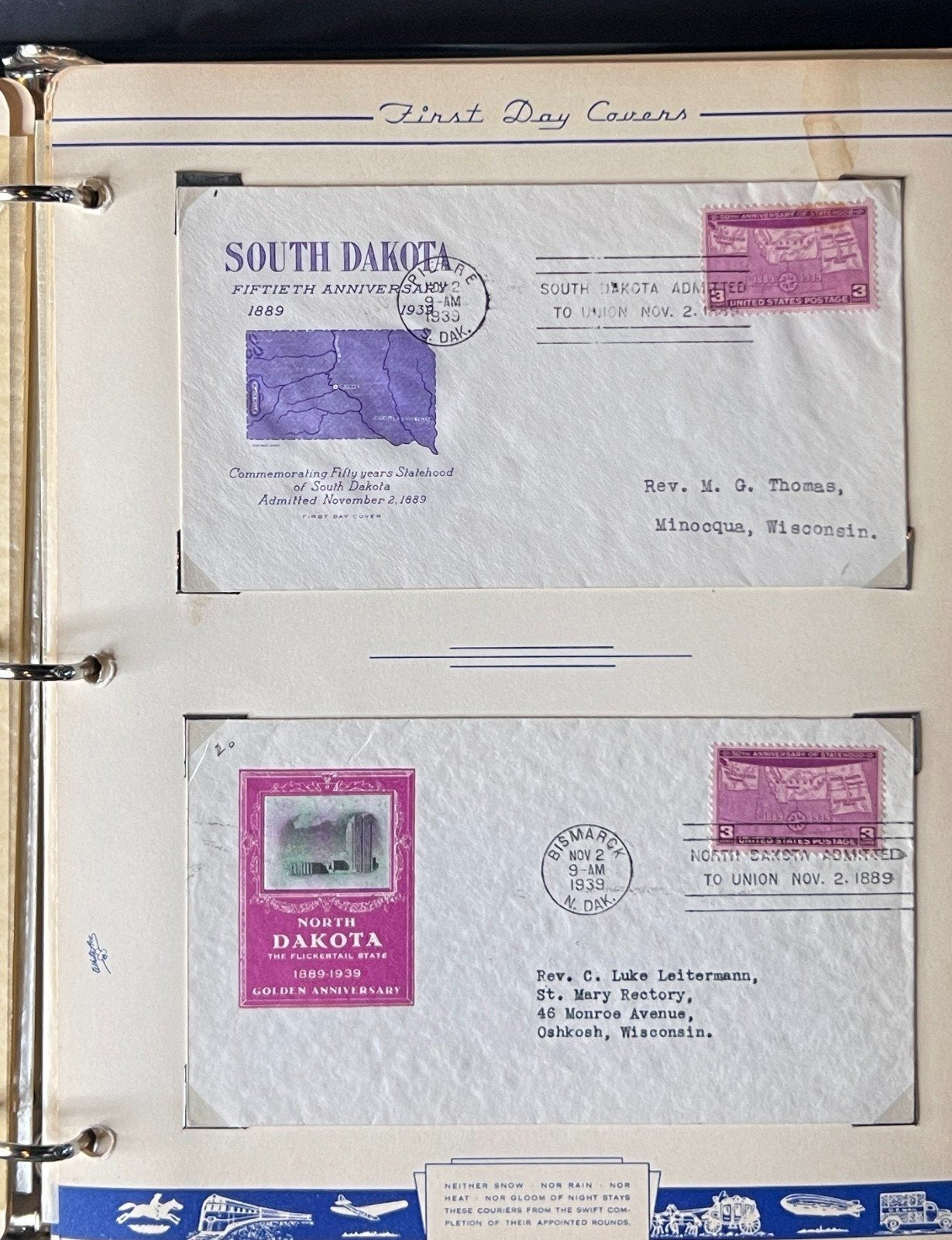 Prexies Overrun Countries Stamp Collection 2 Albums Plate Block & FDC Mint ZAYIX
