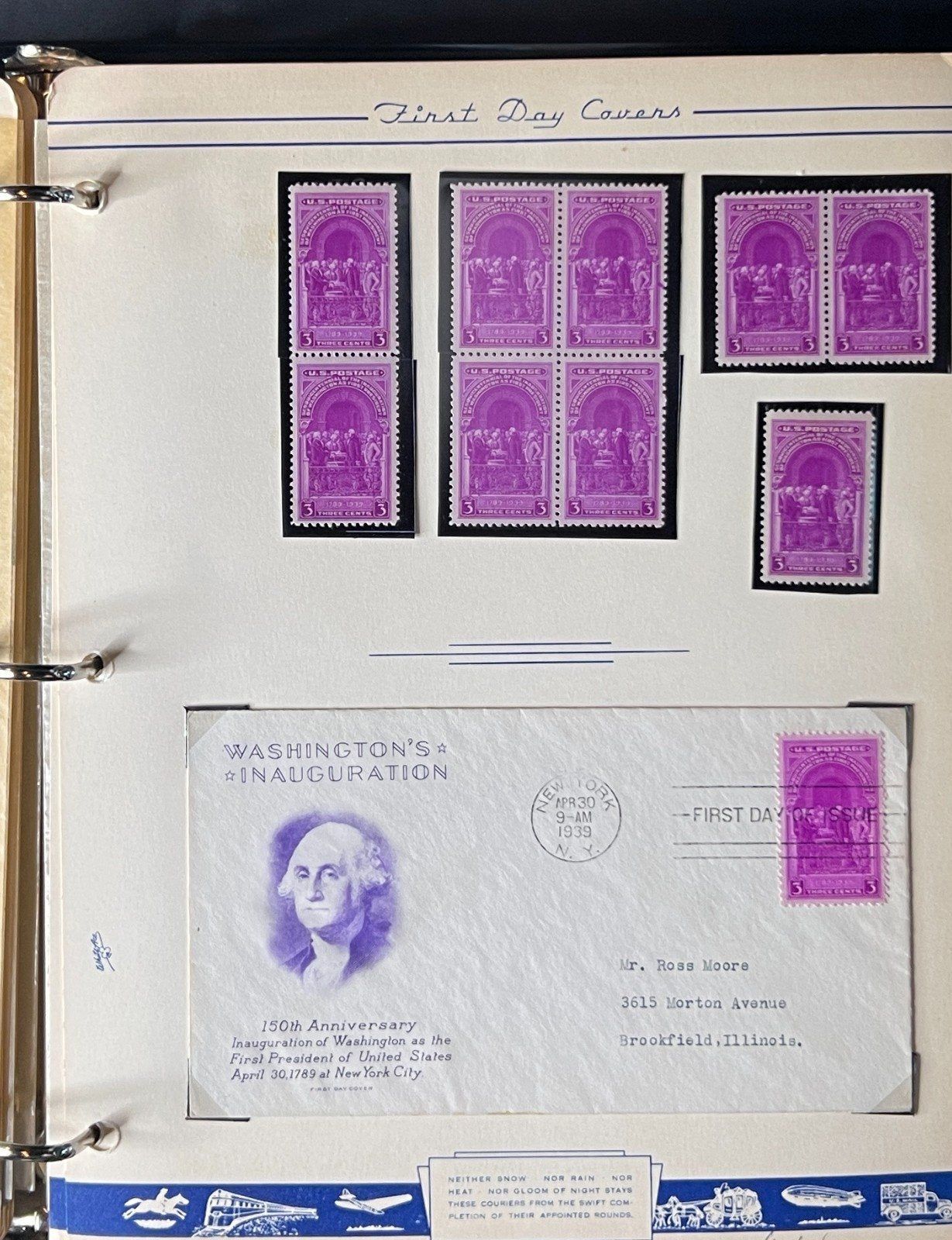 Prexies Overrun Countries Stamp Collection 2 Albums Plate Block & FDC Mint ZAYIX