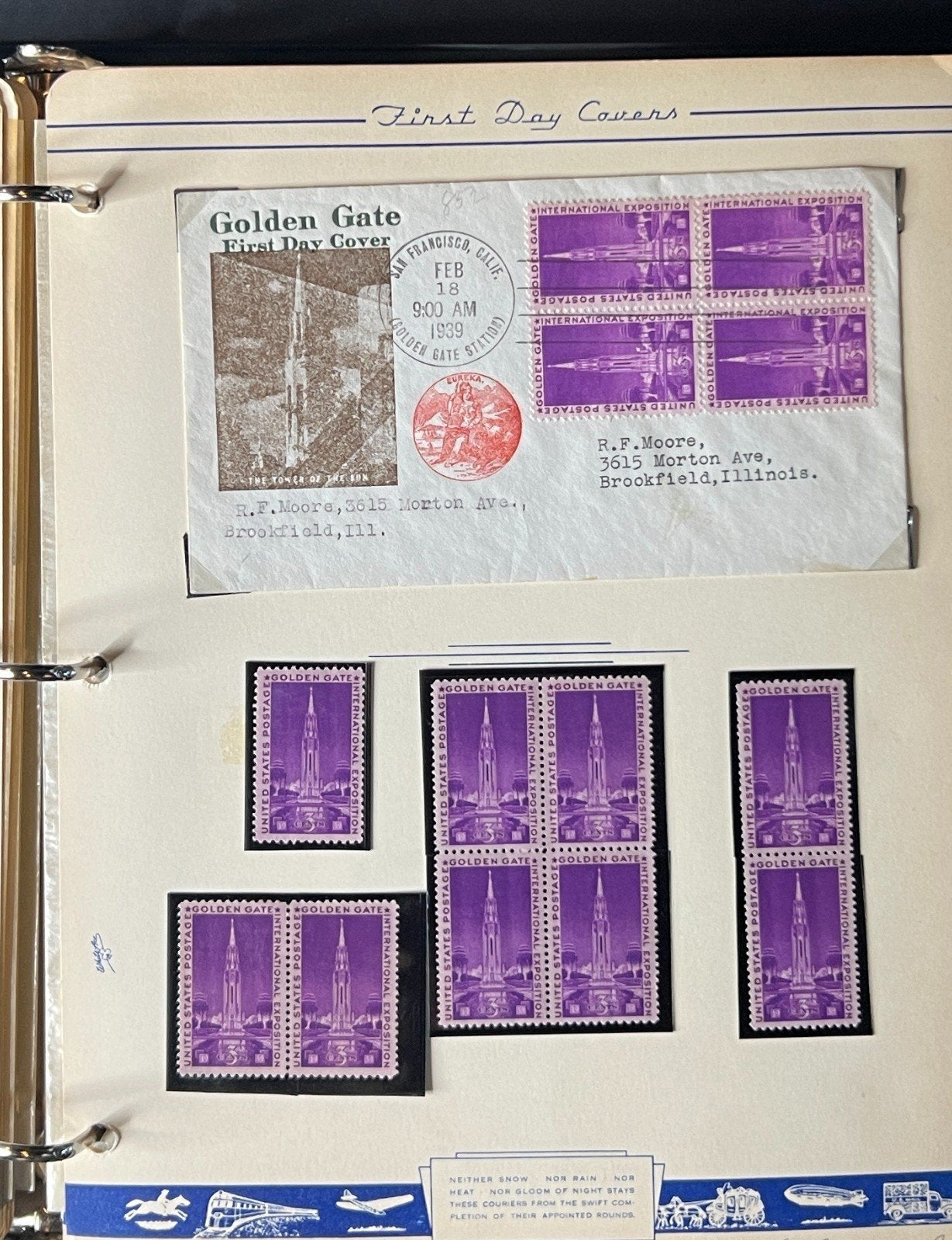 Prexies Overrun Countries Stamp Collection 2 Albums Plate Block & FDC Mint ZAYIX