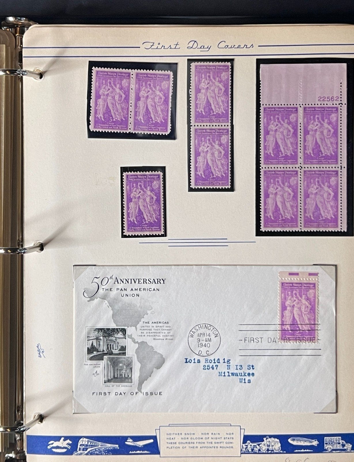 Prexies Overrun Countries Stamp Collection 2 Albums Plate Block & FDC Mint ZAYIX