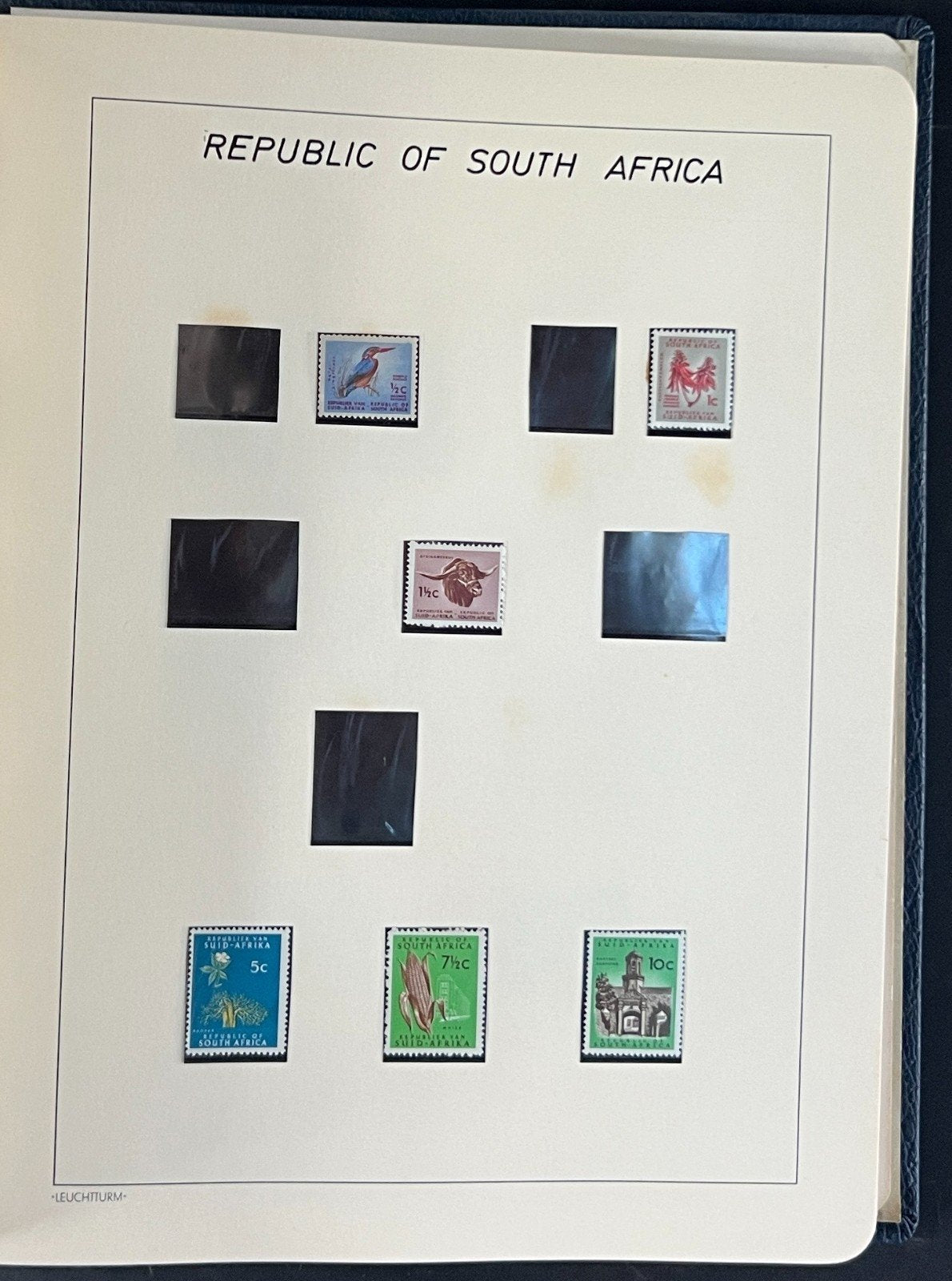 Specialized South Africa Plate Flaw Varieties Stamp Collection Album ZAYIX