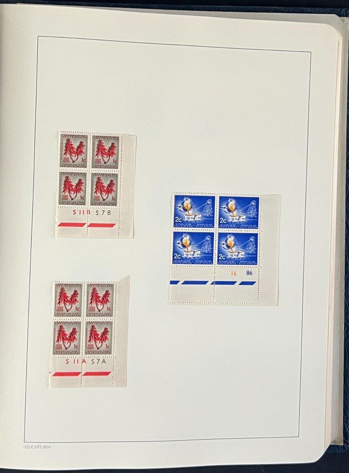 Specialized South Africa Plate Flaw Varieties Stamp Collection Album ZAYIX