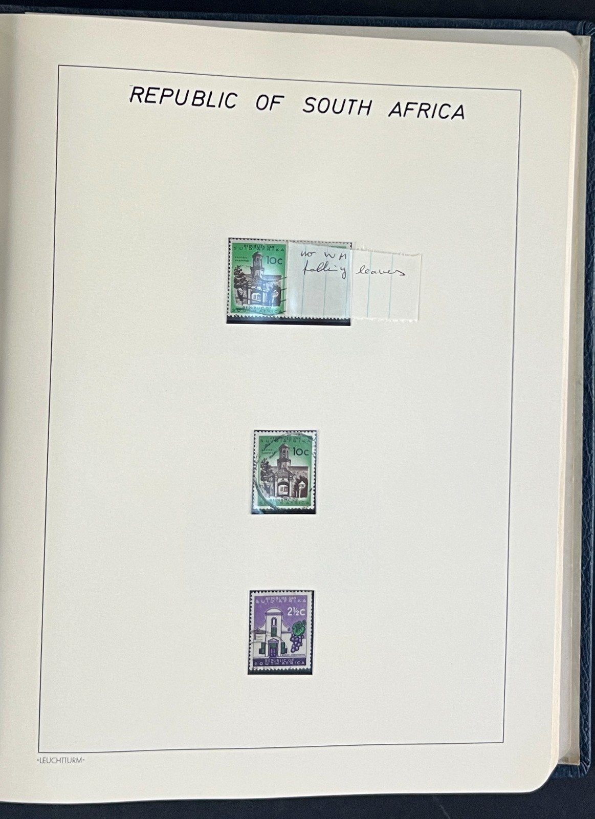 Specialized South Africa Plate Flaw Varieties Stamp Collection Album ZAYIX