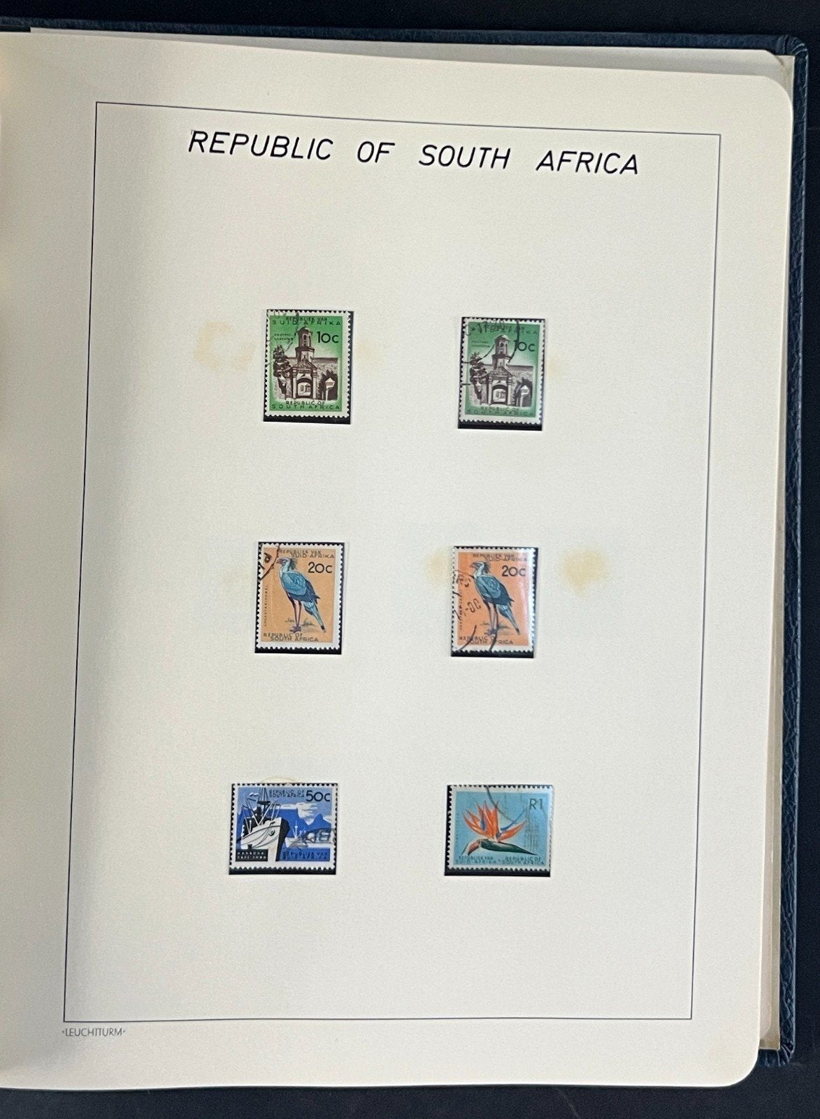 Specialized South Africa Plate Flaw Varieties Stamp Collection Album ZAYIX