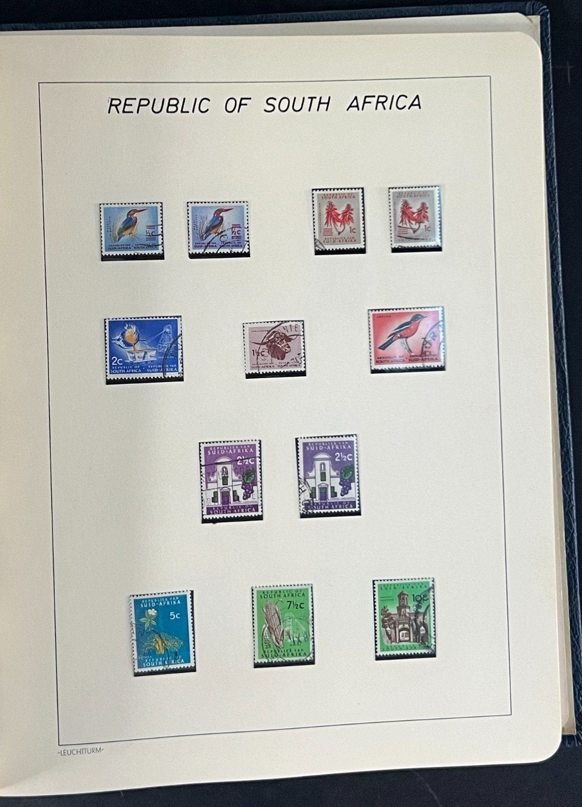 Specialized South Africa Plate Flaw Varieties Stamp Collection Album ZAYIX