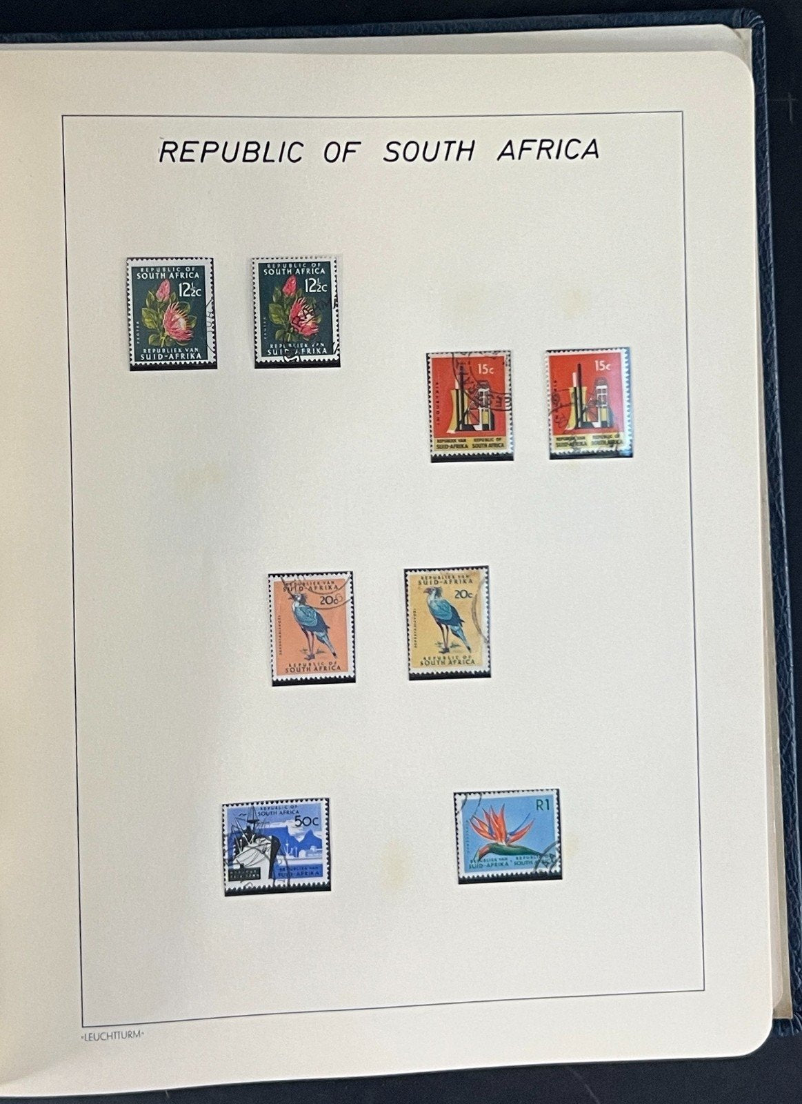Specialized South Africa Plate Flaw Varieties Stamp Collection Album ZAYIX