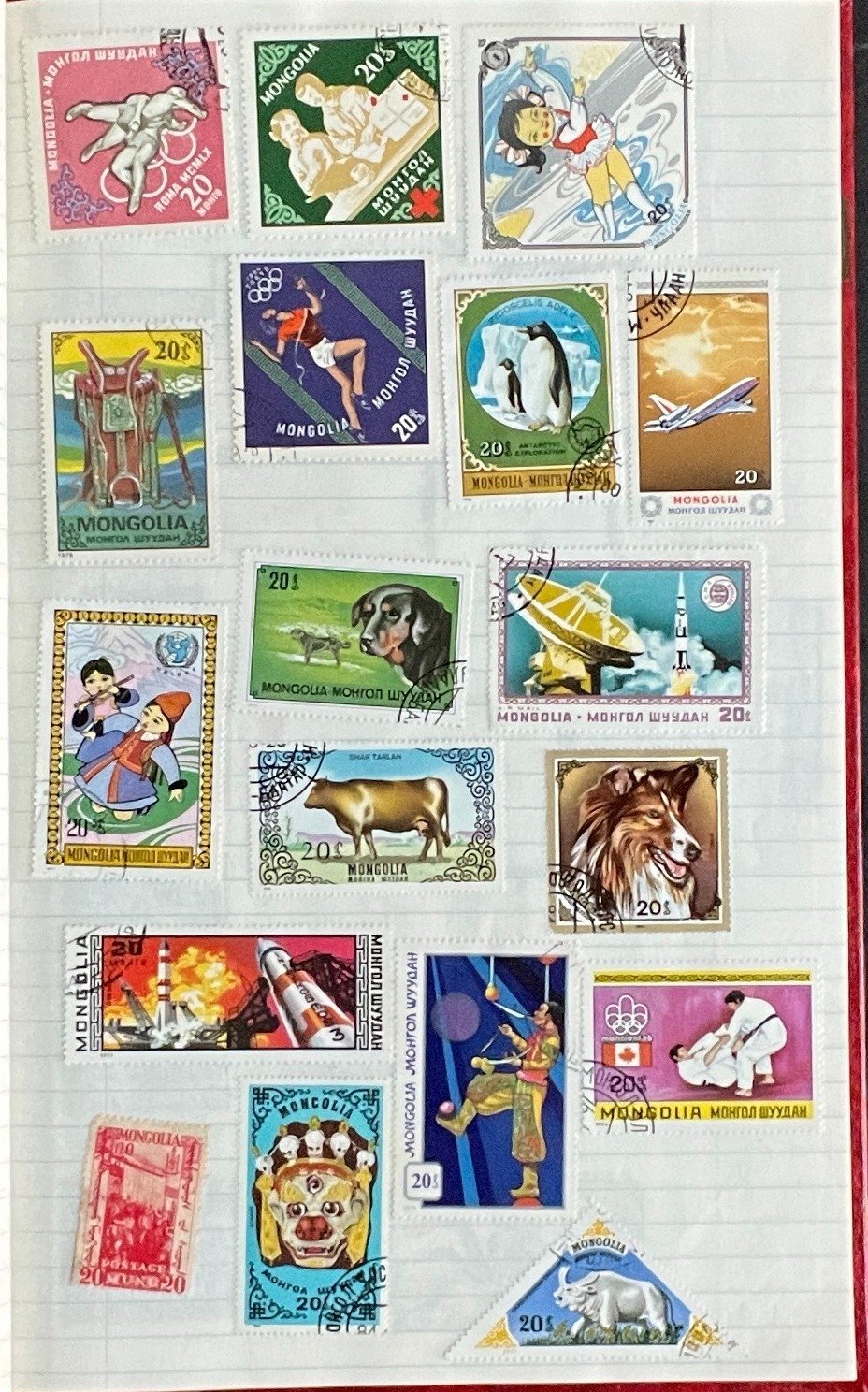 Communist Countries Stamp Collection Stock Book Hundreds of Stamps Used ZAYIX
