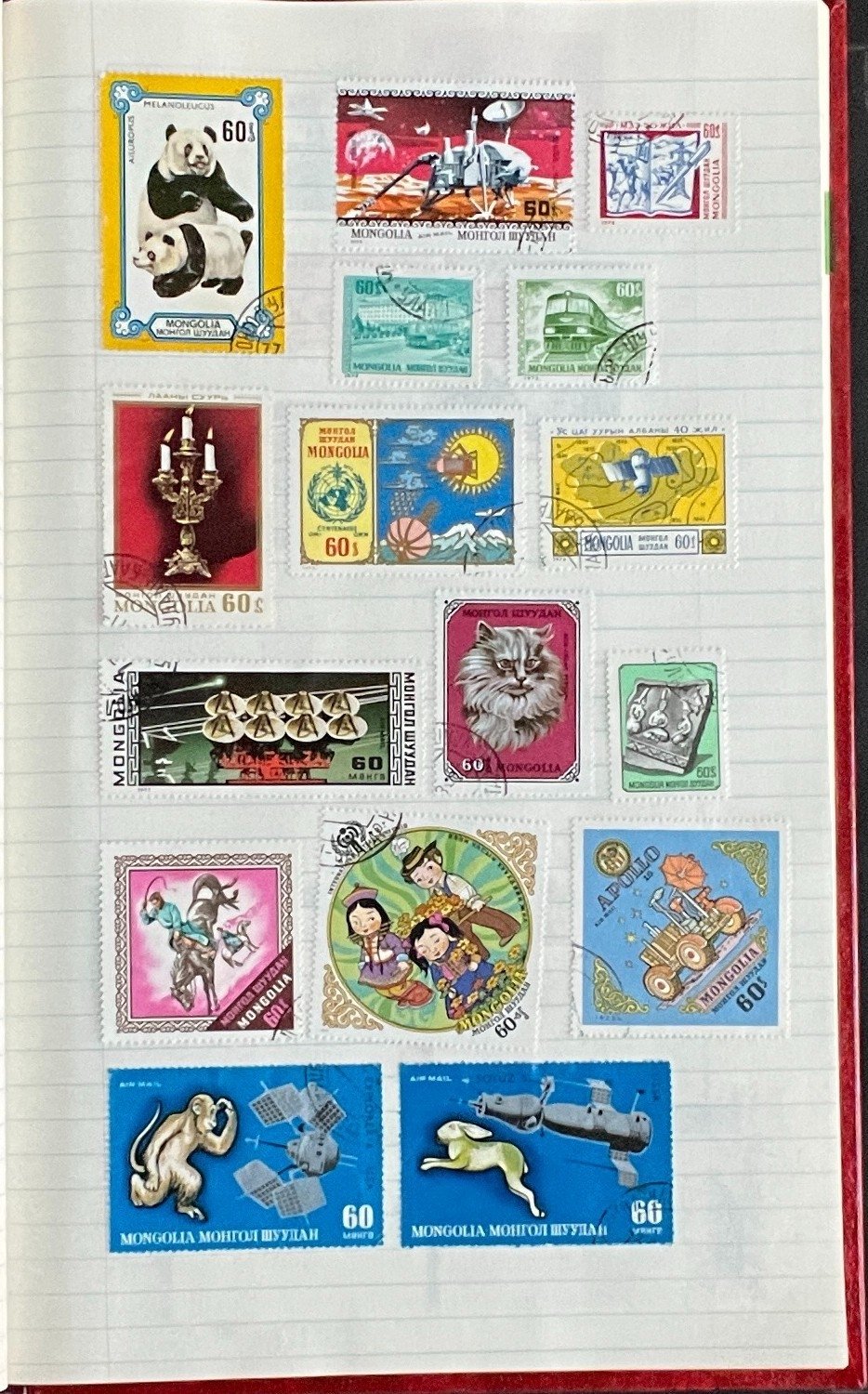Communist Countries Stamp Collection Stock Book Hundreds of Stamps Used ZAYIX
