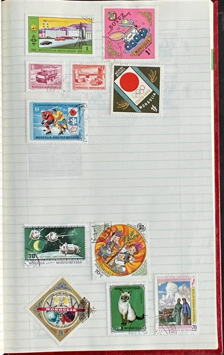 Communist Countries Stamp Collection Stock Book Hundreds of Stamps Used ZAYIX