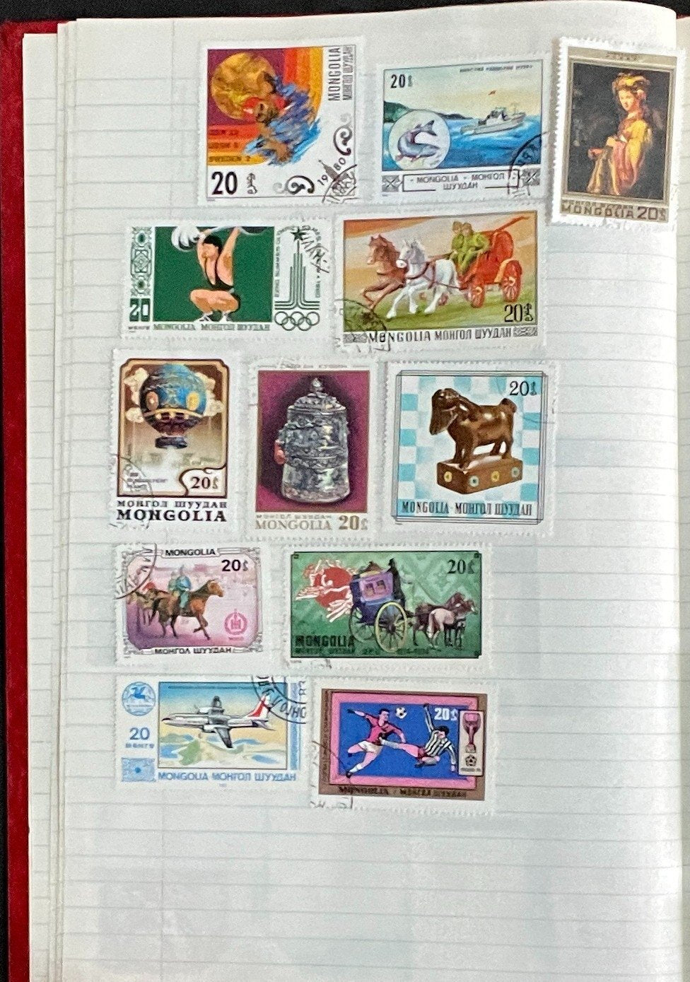 Communist Countries Stamp Collection Stock Book Hundreds of Stamps Used ZAYIX