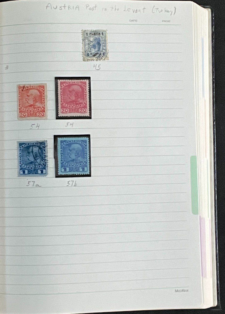 Austria Stamp Collection Stock Book Used ZAYIX
