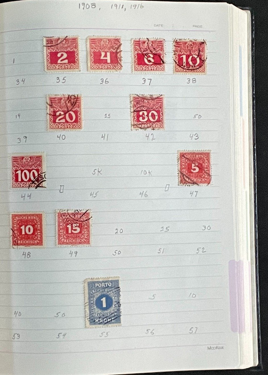 Austria Stamp Collection Stock Book Used ZAYIX