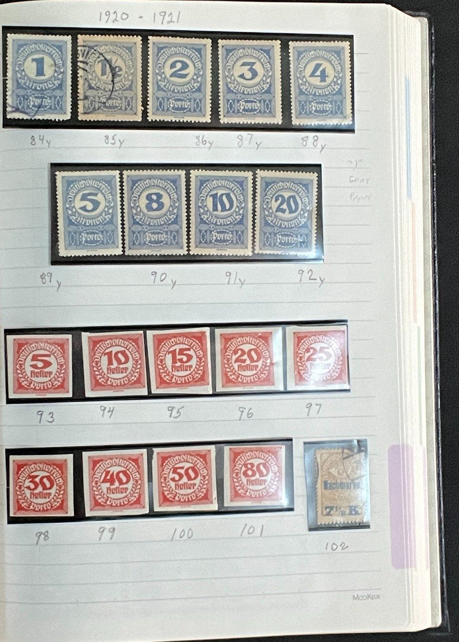 Austria Stamp Collection Stock Book Used ZAYIX