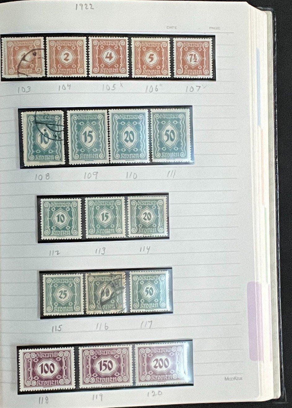 Austria Stamp Collection Stock Book Used ZAYIX