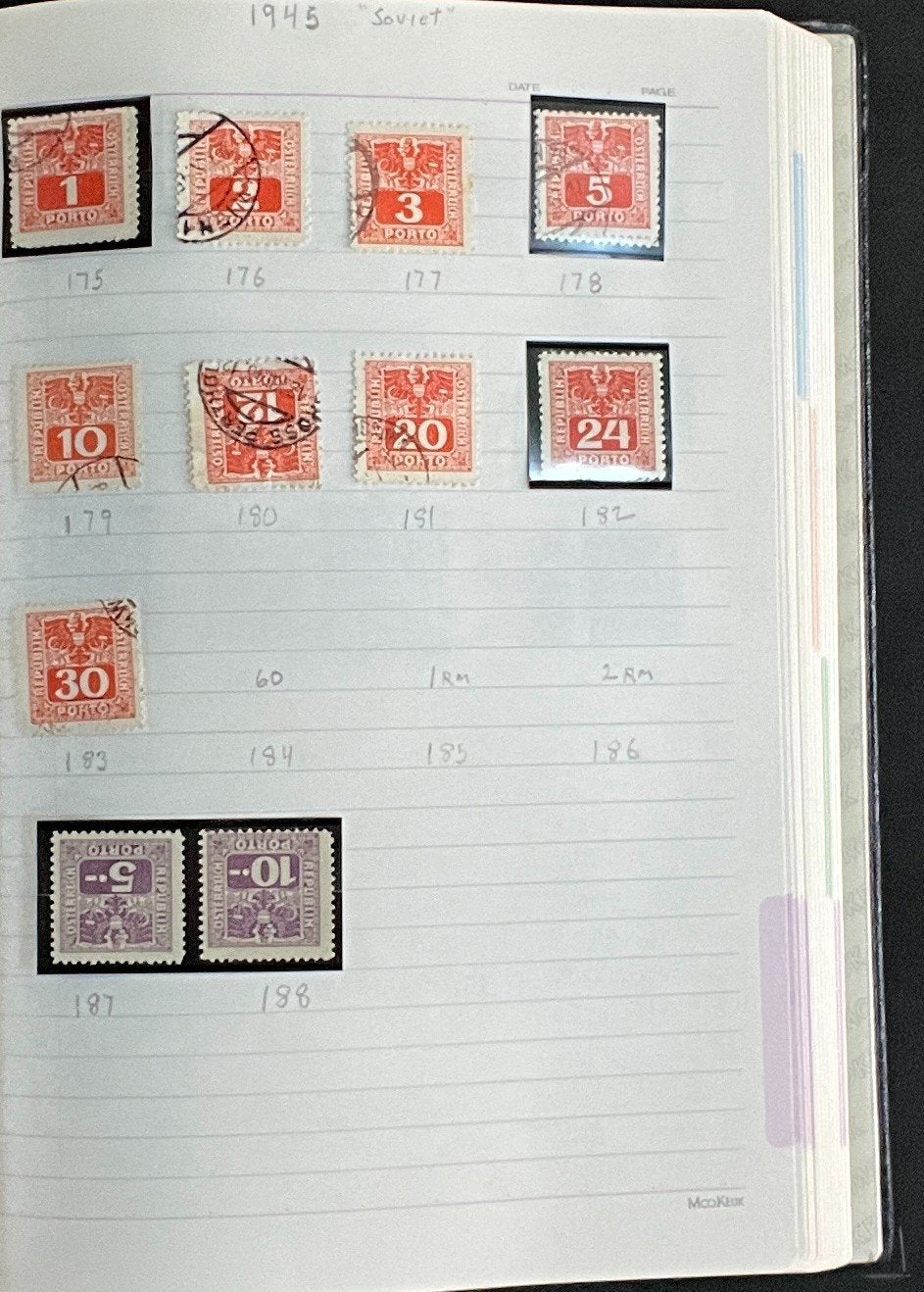 Austria Stamp Collection Stock Book Used ZAYIX