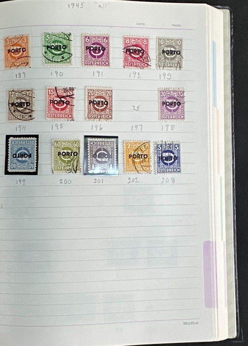 Austria Stamp Collection Stock Book Used ZAYIX