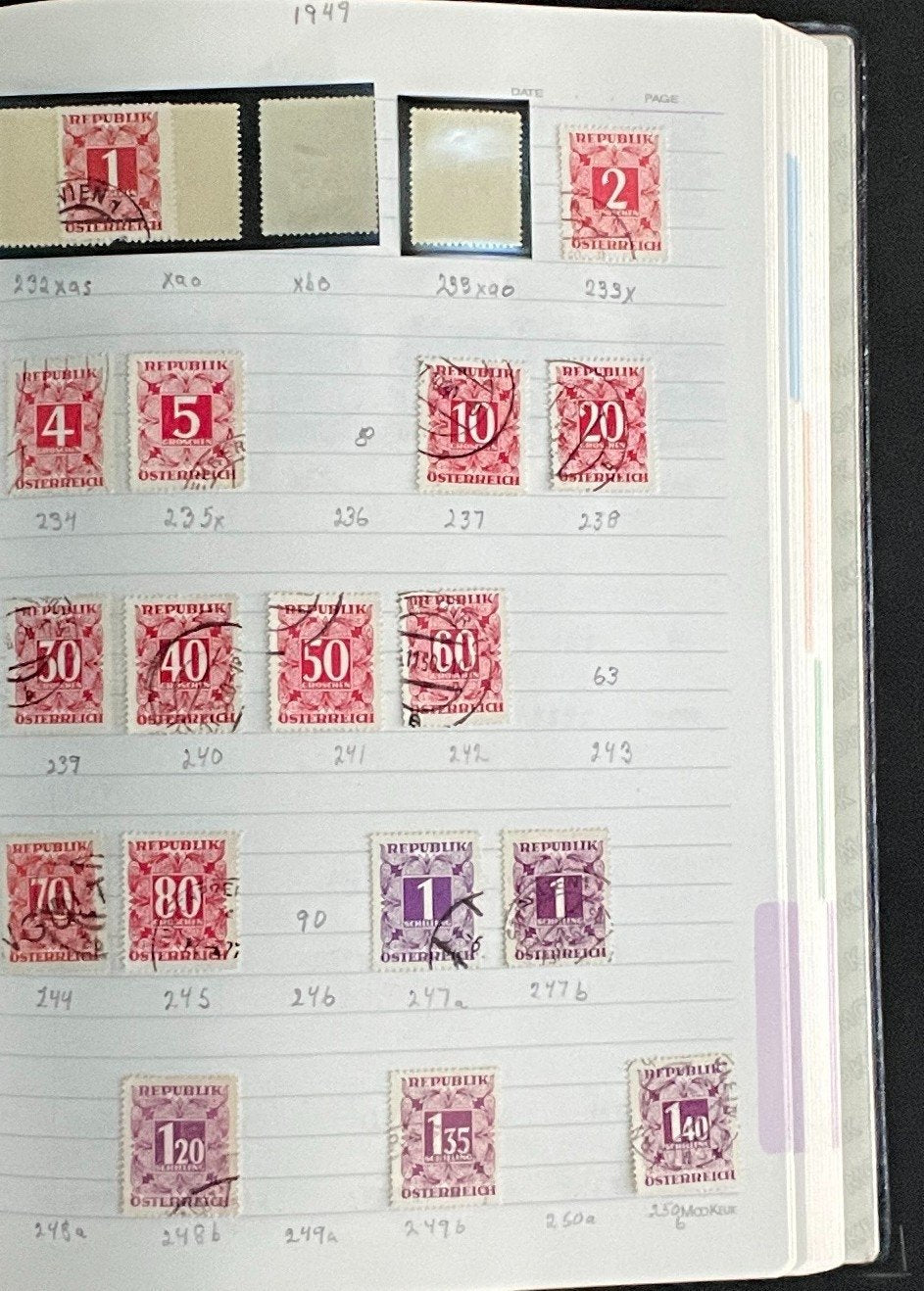 Austria Stamp Collection Stock Book Used ZAYIX