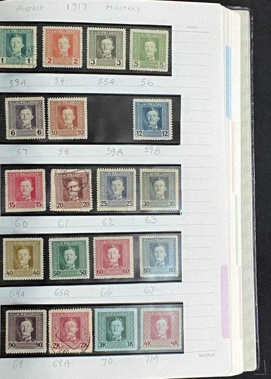 Austria Stamp Collection Stock Book Used ZAYIX