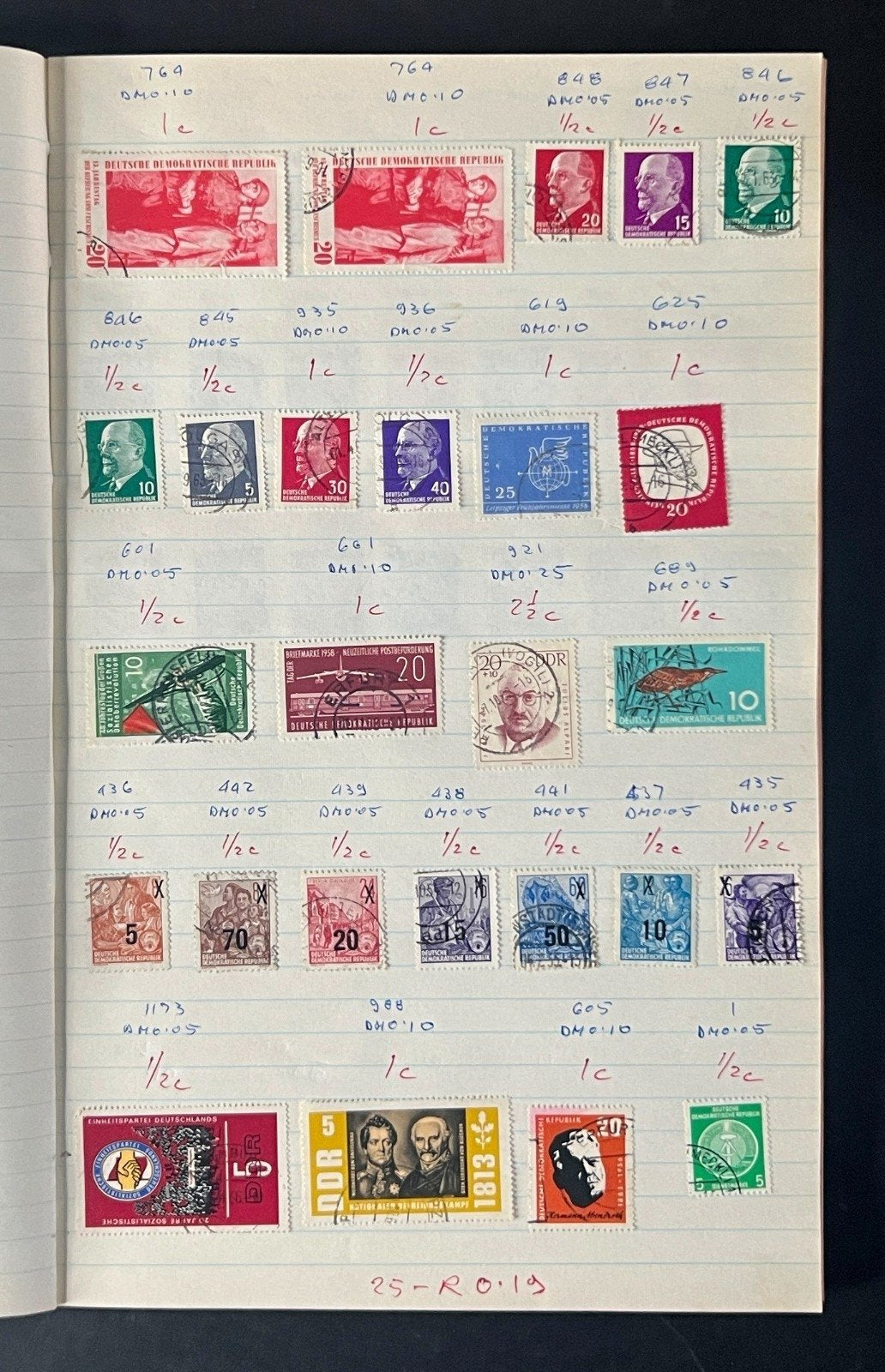 Germany & Area Europe Stamp Collection Stock Book Used Hundreds of Stamps ZAYIX