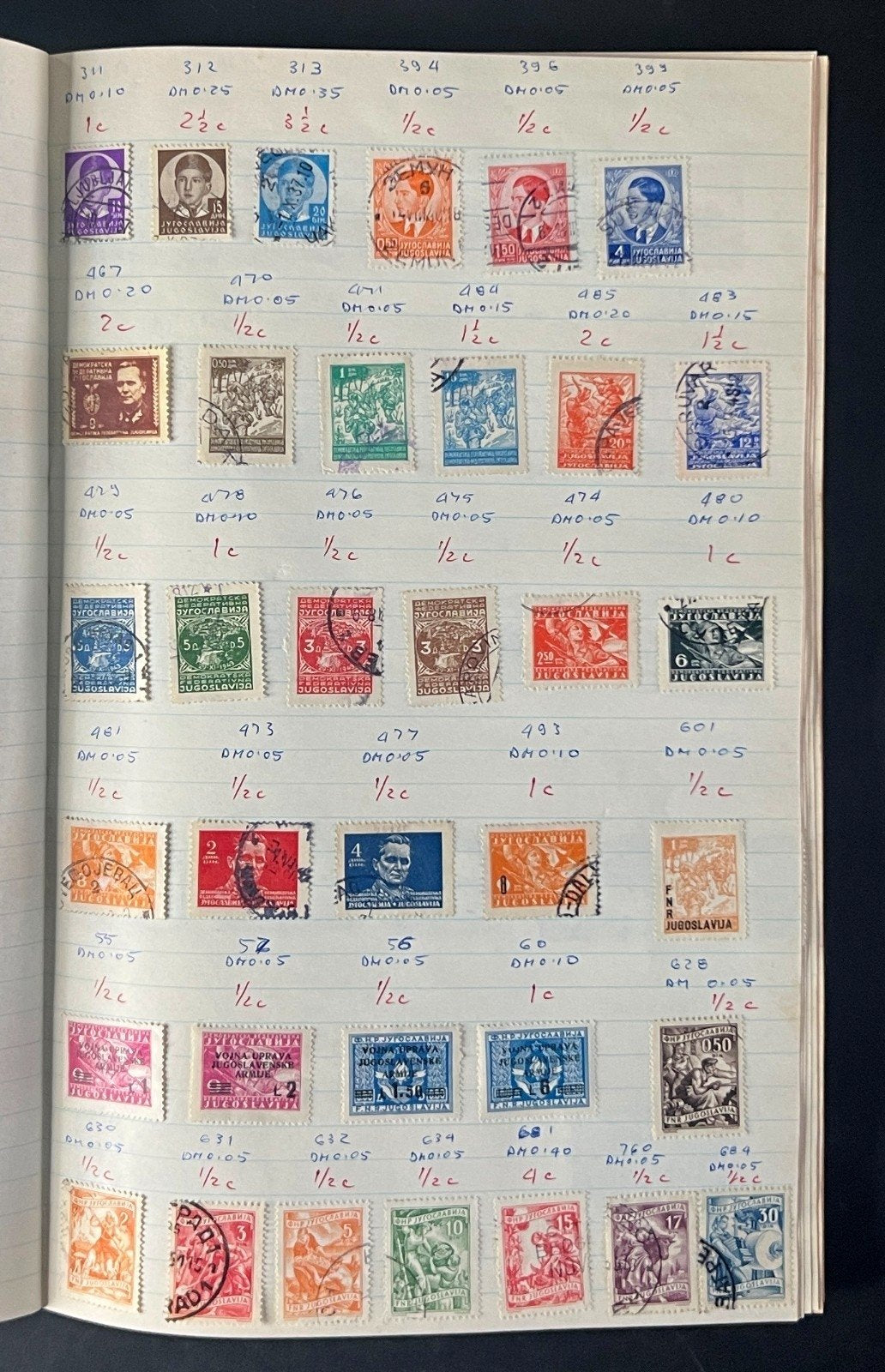 Germany & Area Europe Stamp Collection Stock Book Used Hundreds of Stamps ZAYIX