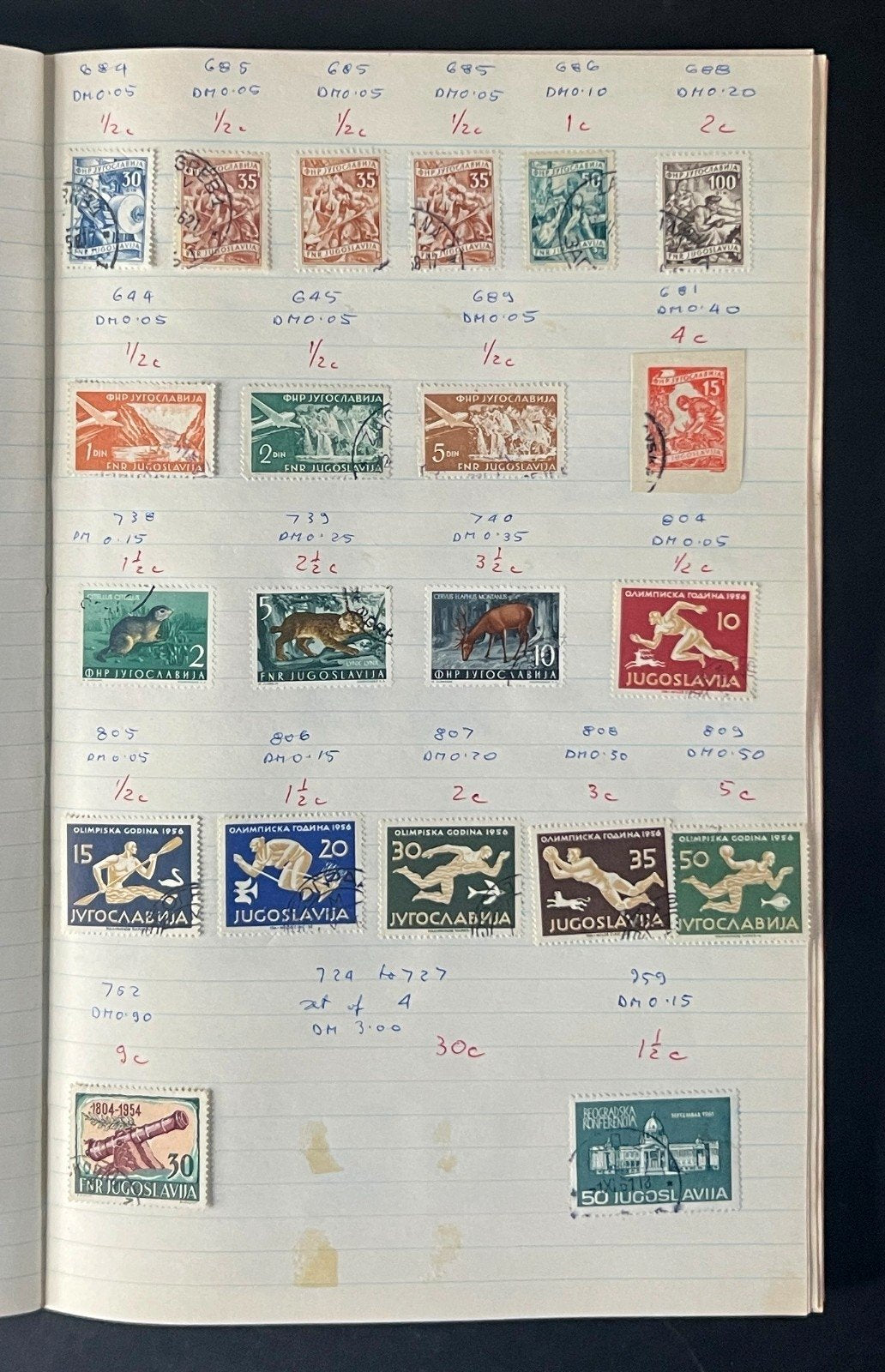 Germany & Area Europe Stamp Collection Stock Book Used Hundreds of Stamps ZAYIX