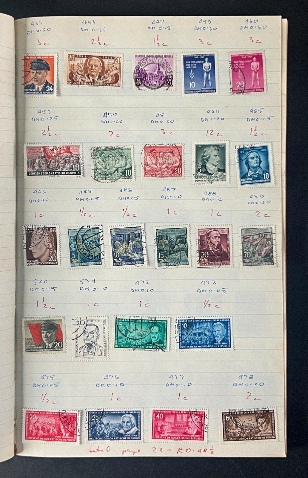 Germany & Area Europe Stamp Collection Stock Book Used Hundreds of Stamps ZAYIX