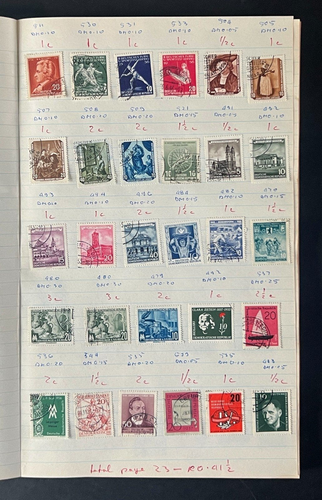 Germany & Area Europe Stamp Collection Stock Book Used Hundreds of Stamps ZAYIX