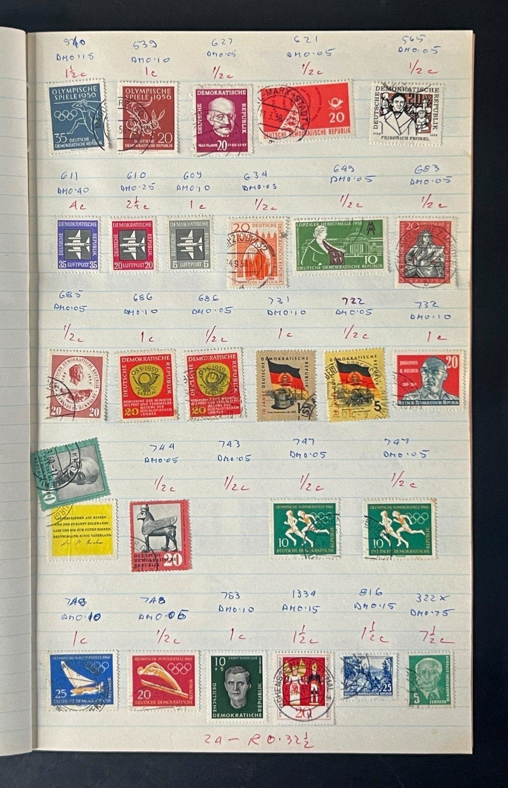 Germany & Area Europe Stamp Collection Stock Book Used Hundreds of Stamps ZAYIX