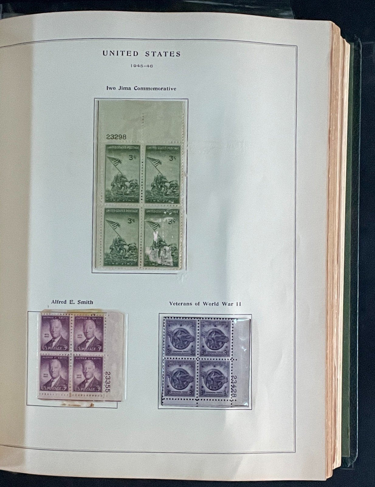 United States Plate Block Stamp Collection Album (MNH) 1904-1959 ZAYIX