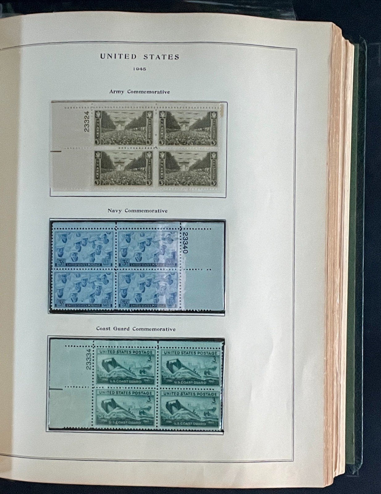 United States Plate Block Stamp Collection Album (MNH) 1904-1959 ZAYIX