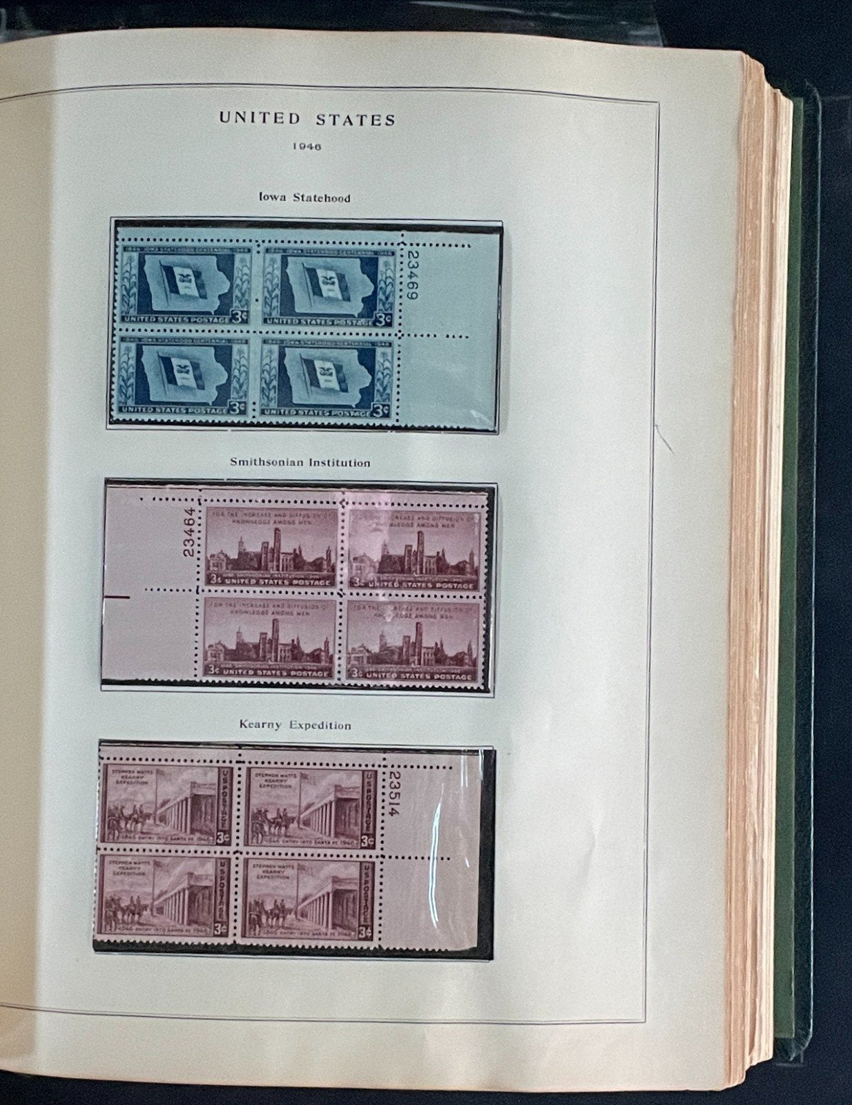United States Plate Block Stamp Collection Album (MNH) 1904-1959 ZAYIX