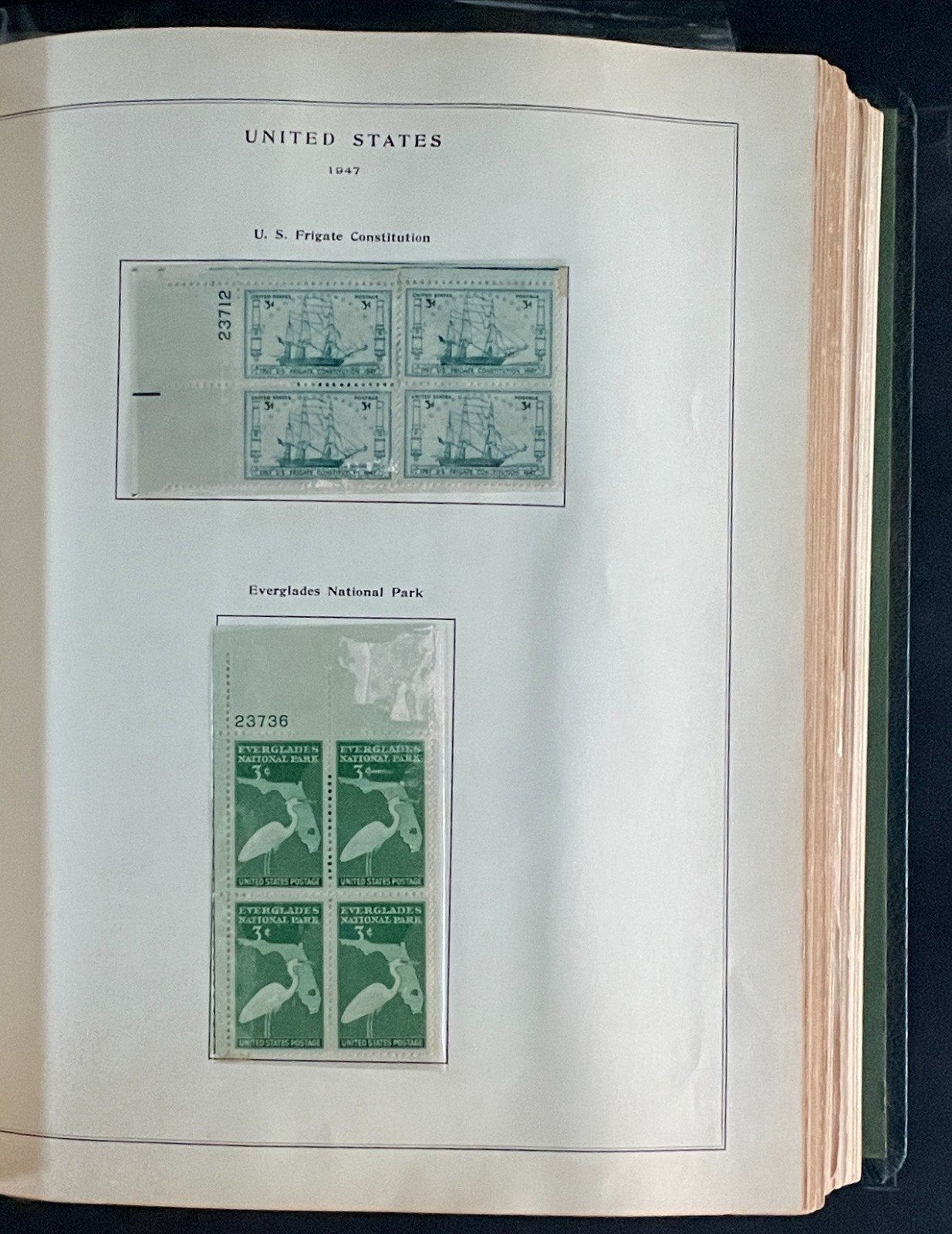United States Plate Block Stamp Collection Album (MNH) 1904-1959 ZAYIX