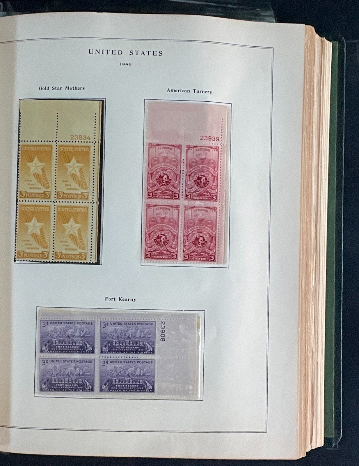 United States Plate Block Stamp Collection Album (MNH) 1904-1959 ZAYIX