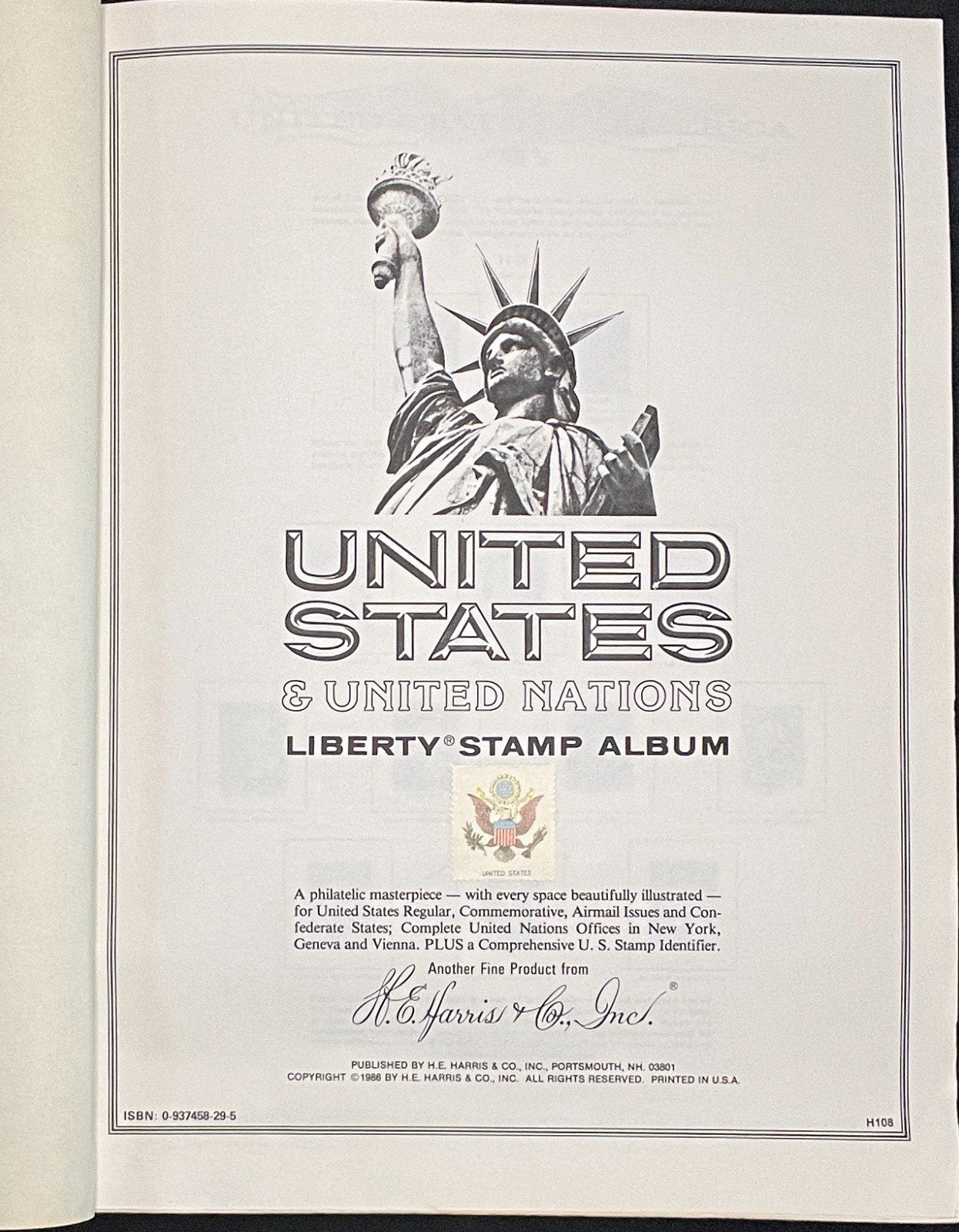 United States Stamp Collection Liberty Album Mint & Used 1847-1992 ZAYIX