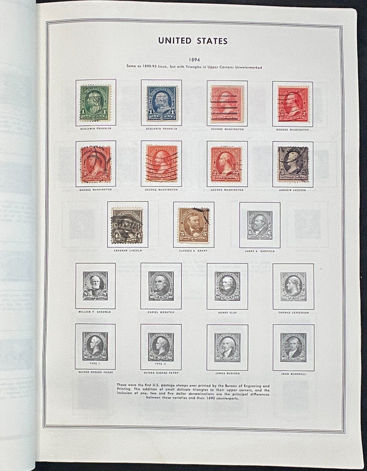 United States Stamp Collection Liberty Album Mint & Used 1847-1992 ZAYIX
