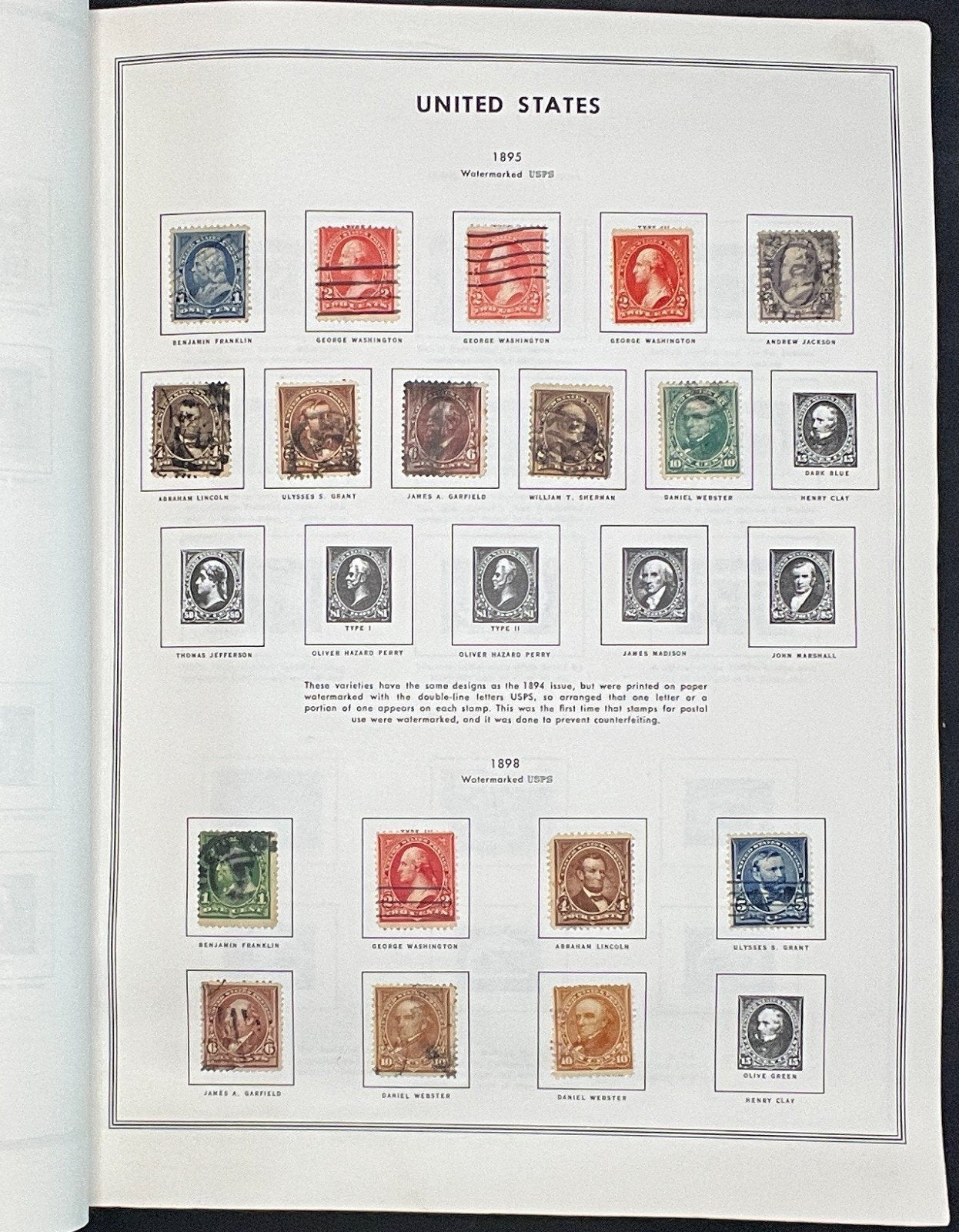 United States Stamp Collection Liberty Album Mint & Used 1847-1992 ZAYIX
