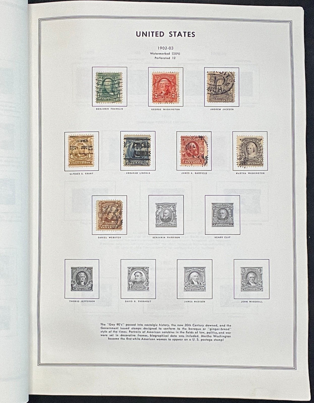United States Stamp Collection Liberty Album Mint & Used 1847-1992 ZAYIX
