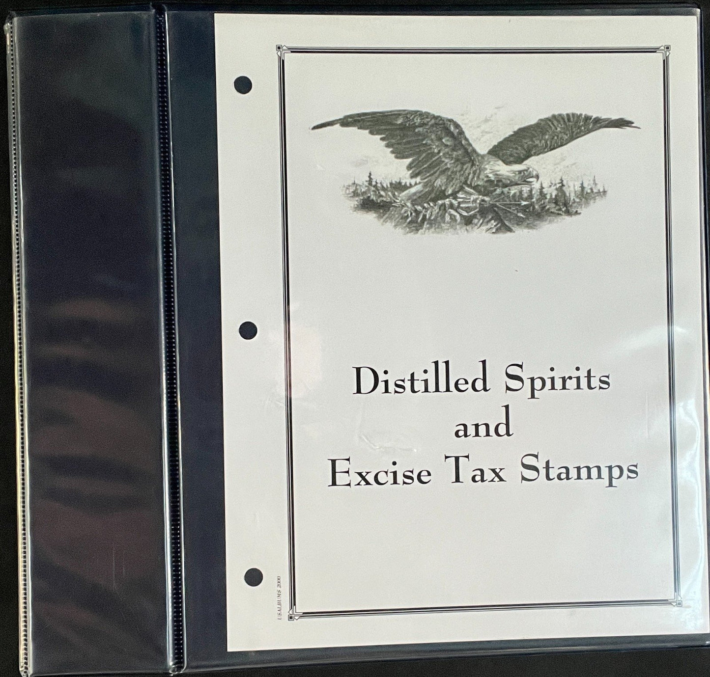 U.S. Distilled Spirits & Excise Tax Stamps Album 239 Color Pages 1914-1970 ZAYIX