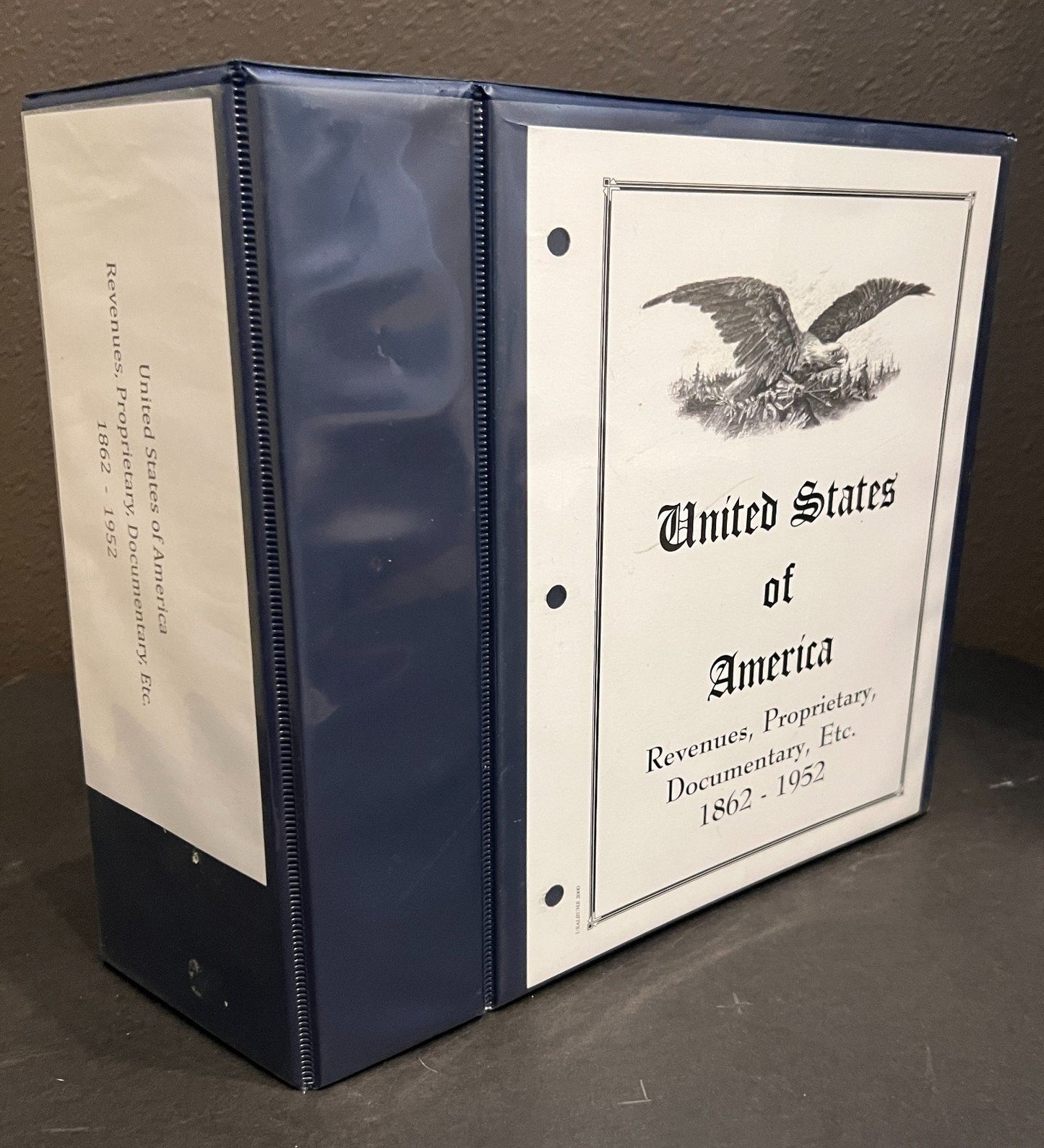 United States Revenue Stamps Album 217 Color Pages 1862-1962 ZAYIX