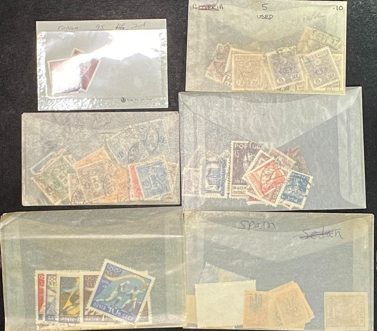 World Wide Stamp Collection Dealer Cards Mint & Used Thousands of Stamps ZAYIX