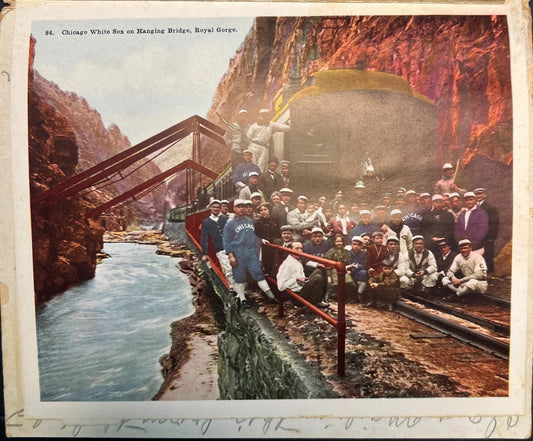White Sox Hanging Bridge Royal Gorge Postcard Folio Collection FDC 1915 ZAYIX
