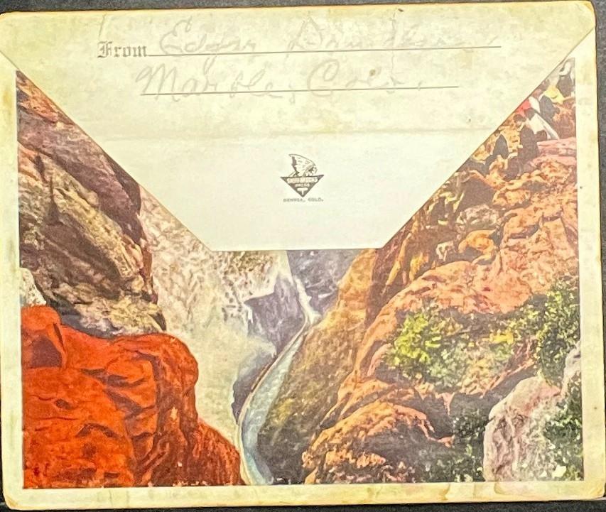 White Sox Hanging Bridge Royal Gorge Postcard Folio Collection FDC 1915 ZAYIX